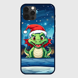 Чехол для iPhone 12 Pro Max Малыш новогодний дракончик 2024, цвет: 3D-черный