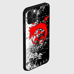 Чехол для iPhone 12 Pro Max Знак уроборос - черно-белый, цвет: 3D-черный — фото 2