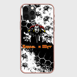 Чехол для iPhone 12 Pro Max Русский рок - Король и шут, цвет: 3D-светло-розовый