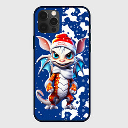 Чехол iPhone 12 Pro Max Новогодний дракошка