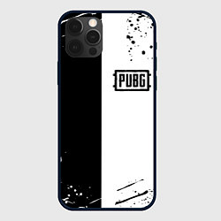 Чехол iPhone 12 Pro Max Pubg чернобелые краски