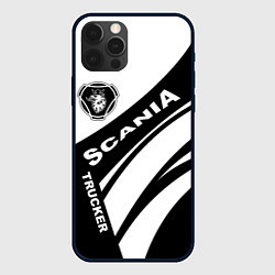 Чехол iPhone 12 Pro Max Scania дальнобойщик