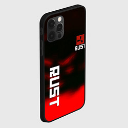 Чехол для iPhone 12 Pro Max Rust the game colors, цвет: 3D-черный — фото 2