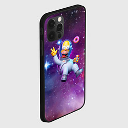 Чехол для iPhone 12 Pro Max Homer Simpson in space - ai art, цвет: 3D-черный — фото 2