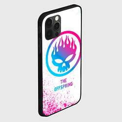 Чехол для iPhone 12 Pro Max The Offspring neon gradient style, цвет: 3D-черный — фото 2