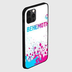 Чехол для iPhone 12 Pro Max Behemoth neon gradient style посередине, цвет: 3D-черный — фото 2