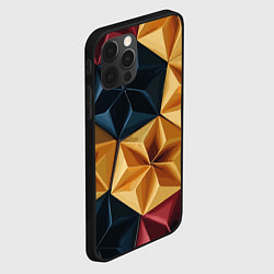 Чехол для iPhone 12 Pro Max Ромбовое вдохновение, цвет: 3D-черный — фото 2