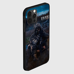 Чехол для iPhone 12 Pro Max STALKER 2 на привале, цвет: 3D-черный — фото 2