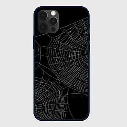 Чехол для iPhone 12 Pro Max Spider паутина, цвет: 3D-черный