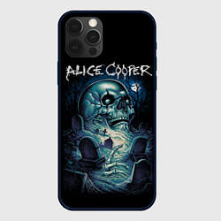 Чехол iPhone 12 Pro Max Night skull Alice Cooper