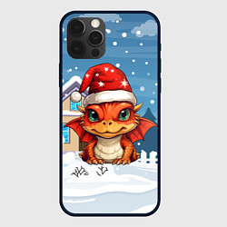 Чехол iPhone 12 Pro Max Новый год дракона 2024