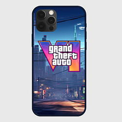 Чехол iPhone 12 Pro Max GTA 6 ночной город