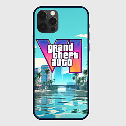 Чехол iPhone 12 Pro Max GTA6 солечный город