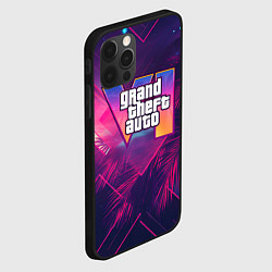 Чехол для iPhone 12 Pro Max GTA 6 summer logo, цвет: 3D-черный — фото 2