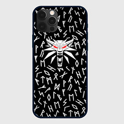 Чехол iPhone 12 Pro Max The Witcher символы