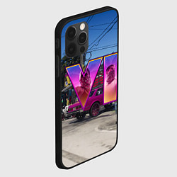 Чехол для iPhone 12 Pro Max GTA 6 low ride, цвет: 3D-черный — фото 2