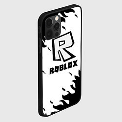 Чехол для iPhone 12 Pro Max Roblox fire games, цвет: 3D-черный — фото 2