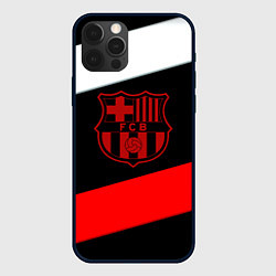 Чехол iPhone 12 Pro Max Barcelona stripes sport