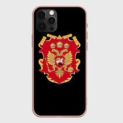 Чехол iPhone 12 Pro Max Российская империя символика герб щит