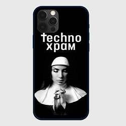 Чехол для iPhone 12 Pro Max Techno храм монашка в молитве, цвет: 3D-черный