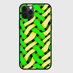 Чехол iPhone 12 Pro Max Кислотная объёмная плетёнка