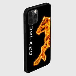 Чехол для iPhone 12 Pro Max Mustang fire, цвет: 3D-черный — фото 2