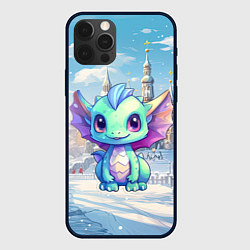Чехол iPhone 12 Pro Max Дракон милый новогодний 2024 символ года