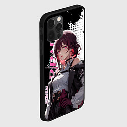 Чехол для iPhone 12 Pro Max Кафка из хонкай, цвет: 3D-черный — фото 2