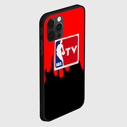 Чехол для iPhone 12 Pro Max NBA sport flame, цвет: 3D-черный — фото 2