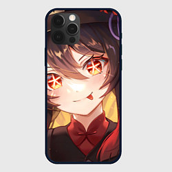 Чехол iPhone 12 Pro Max Genshin Impact Ху Тао smile