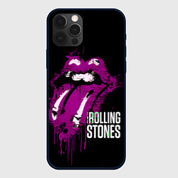 Чехол для iPhone 12 Pro Max The Rolling Stones - lips, цвет: 3D-черный