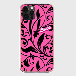 Чехол iPhone 12 Pro Max Barbie - floral pattern