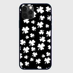 Чехол для iPhone 12 Pro Max Black clover pattern anime, цвет: 3D-черный