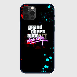 Чехол для iPhone 12 Pro Max GTA vice city неоновые краски вайсити, цвет: 3D-черный