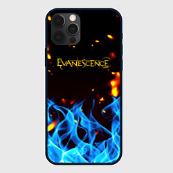 Чехол iPhone 12 Pro Max Evanescence огонь рок группа