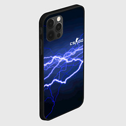 Чехол для iPhone 12 Pro Max Counter Strike - lightning, цвет: 3D-черный — фото 2