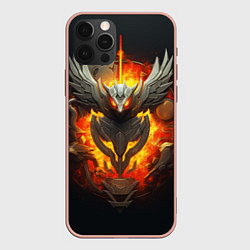 Чехол iPhone 12 Pro Max Огненный символ орла