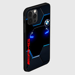 Чехол для iPhone 12 Pro Max Тень BMW, цвет: 3D-черный — фото 2
