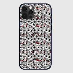 Чехол iPhone 12 Pro Max Паттерн из абстрактных глаз