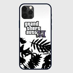 Чехол для iPhone 12 Pro Max GTA6 tropic game, цвет: 3D-черный