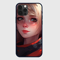 Чехол iPhone 12 Pro Max Русская милая девушка в стиле аниме