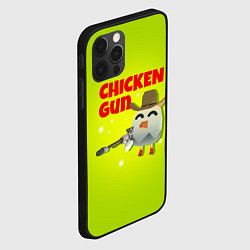 Чехол для iPhone 12 Pro Max Чикен Ган - игра, цвет: 3D-черный — фото 2