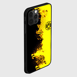 Чехол для iPhone 12 Pro Max Borussia fc sport краски, цвет: 3D-черный — фото 2