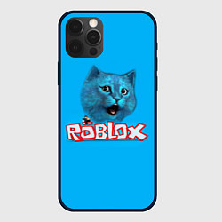 Чехол iPhone 12 Pro Max Roblox синий кот