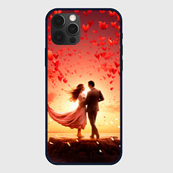 Чехол iPhone 12 Pro Max Влюбленная пара 14 февраля