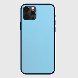 Чехол для iPhone 12 Pro Max Голубой градиент стиль мету ком, цвет: 3D-черный