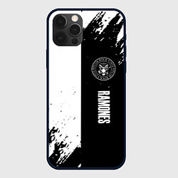 Чехол iPhone 12 Pro Max Ramones краски абстракция