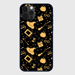Чехол iPhone 12 Pro Max Символы волшебства на темном