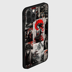 Чехол для iPhone 12 Pro Max Japanese samurai art, цвет: 3D-черный — фото 2