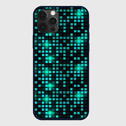 Чехол для iPhone 12 Pro Max Неоновый светящийся, цвет: 3D-черный